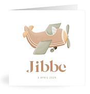 Geboortekaartje naam Jibbe j1