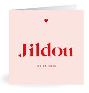 Geboortekaartje naam Jildou m3