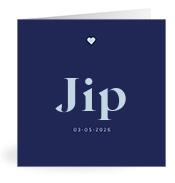 Geboortekaartje naam Jip j3