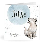 Geboortekaartje naam Jitse j4