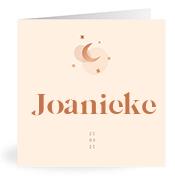 Geboortekaartje naam Joanieke m1