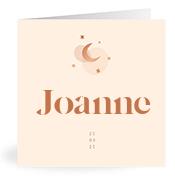 Geboortekaartje naam Joanne m1