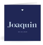 Geboortekaartje naam Joaquin j3