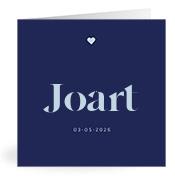 Geboortekaartje naam Joart j3