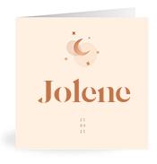 Geboortekaartje naam Jolene m1