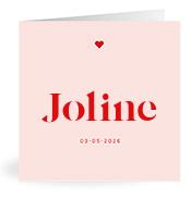 Geboortekaartje naam Joline m3
