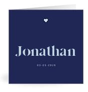 Geboortekaartje naam Jonathan j3