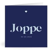 Geboortekaartje naam Joppe j3