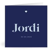 Geboortekaartje naam Jordi j3