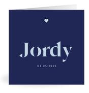 Geboortekaartje naam Jordy j3