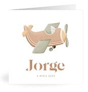 Geboortekaartje naam Jorge j1