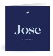 Geboortekaartje naam Jose j3