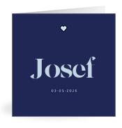 Geboortekaartje naam Josef j3