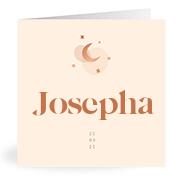 Geboortekaartje naam Josepha m1