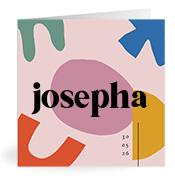 Geboortekaartje naam Josepha m2