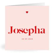 Geboortekaartje naam Josepha m3