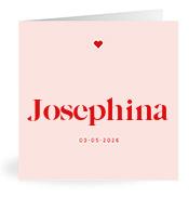 Geboortekaartje naam Josephina m3