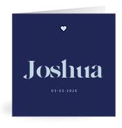 Geboortekaartje naam Joshua j3