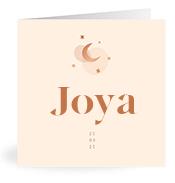 Geboortekaartje naam Joya m1