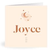 Geboortekaartje naam Joyce m1