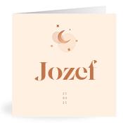 Geboortekaartje naam Jozef m1