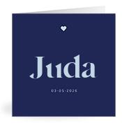 Geboortekaartje naam Juda j3