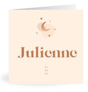 Geboortekaartje naam Julienne m1