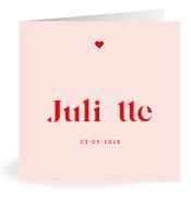 Geboortekaartje naam Juliėtte m3