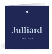 Geboortekaartje naam Julliard j3