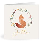 Geboortekaartje naam Jutta m4