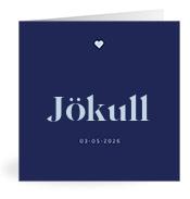 Geboortekaartje naam Jökull j3
