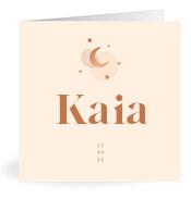 Geboortekaartje naam Kaia m1