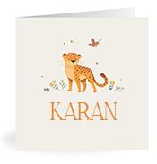 Geboortekaartje naam Karan u2