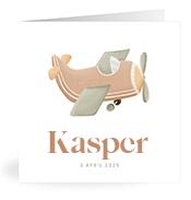 Geboortekaartje naam Kasper j1