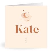 Geboortekaartje naam Kate m1