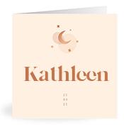 Geboortekaartje naam Kathleen m1