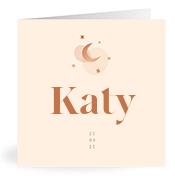 Geboortekaartje naam Katy m1