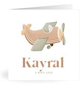 Geboortekaartje naam Kayral j1