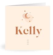 Geboortekaartje naam Kelly m1