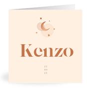 Geboortekaartje naam Kenzo m1