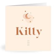 Geboortekaartje naam Kitty m1