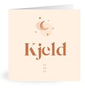 Geboortekaartje naam Kjeld m1