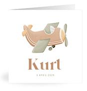 Geboortekaartje naam Kurt j1