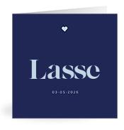 Geboortekaartje naam Lasse j3