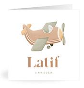 Geboortekaartje naam Latif j1