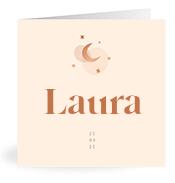 Geboortekaartje naam Laura m1