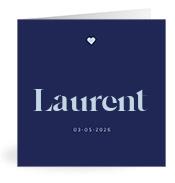 Geboortekaartje naam Laurent j3