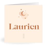 Geboortekaartje naam Laurien m1