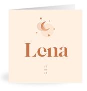 Geboortekaartje naam Lena m1