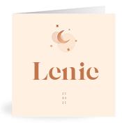 Geboortekaartje naam Lenie m1